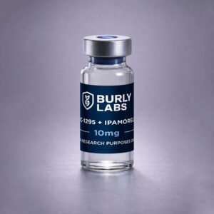 CJC-1295 - Ipamorelin Peptide research vial Burly Labs